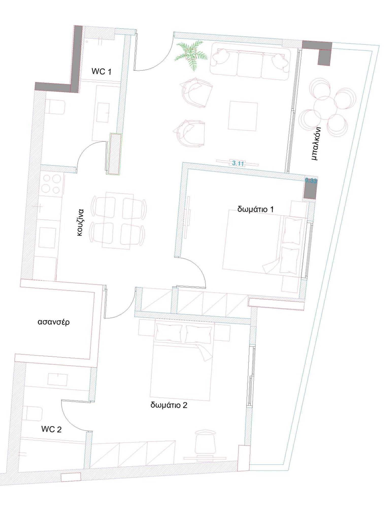Pagani Urban - Premium Private Apartment Каламата Экстерьер фото